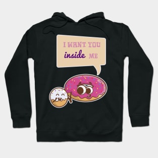 I Want You Inside Me Donut Valentines Day Hoodie